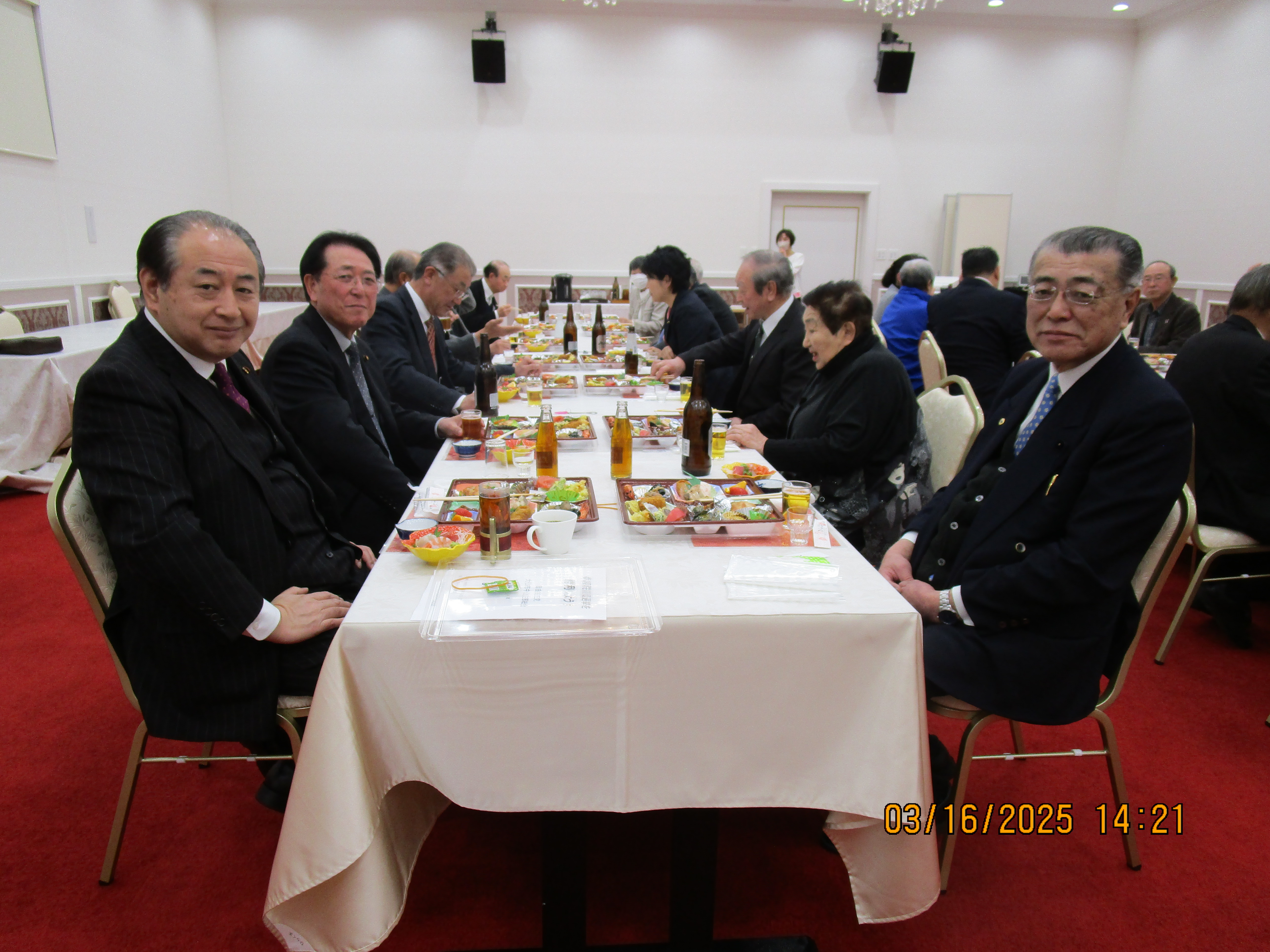 ３月　自民党大仙市中仙支部　衆議院議員　御法川信秀氏
